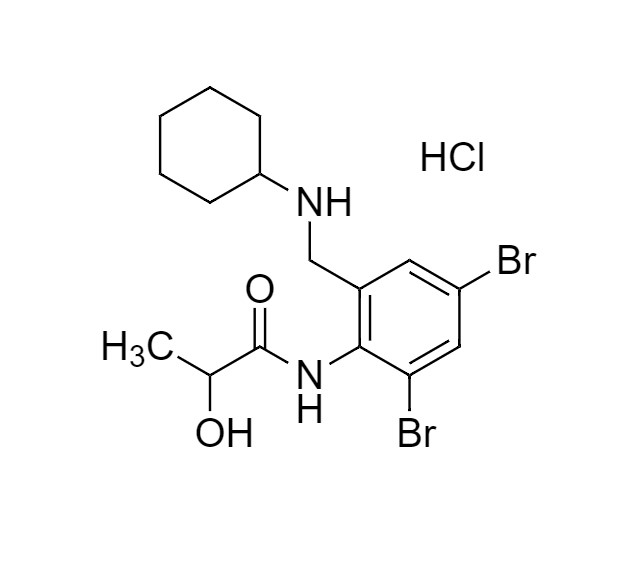 Show details for Ambroxol 2-hydroxypropanamide HCl Salt  Impurity Picture of Ambroxol 2-hydroxypropanamide HCl Salt  Impurity