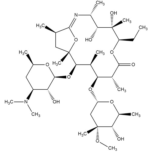 Show details for Erythromycin A Iminoether (S Isomer) Picture of Erythromycin A Iminoether (S Isomer)