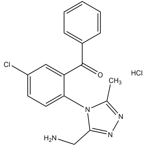 Picture of Alprazolam triazolobenzophenone HCl