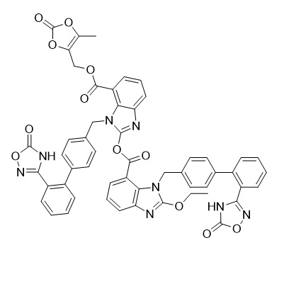 Show details for Azilsartan Medoxomil Dimer Impurity Picture of Azilsartan Medoxomil Dimer Impurity