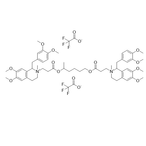 Show details for Atracurium EP Impurity K diTFA salt (Mixture of Diastereomers) Picture of Atracurium EP Impurity K diTFA salt (Mixture of Diastereomers)