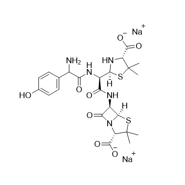 Picture of N-(Penicillan-6-yl) Open Ring Amoxicillinamide Disodium Salt