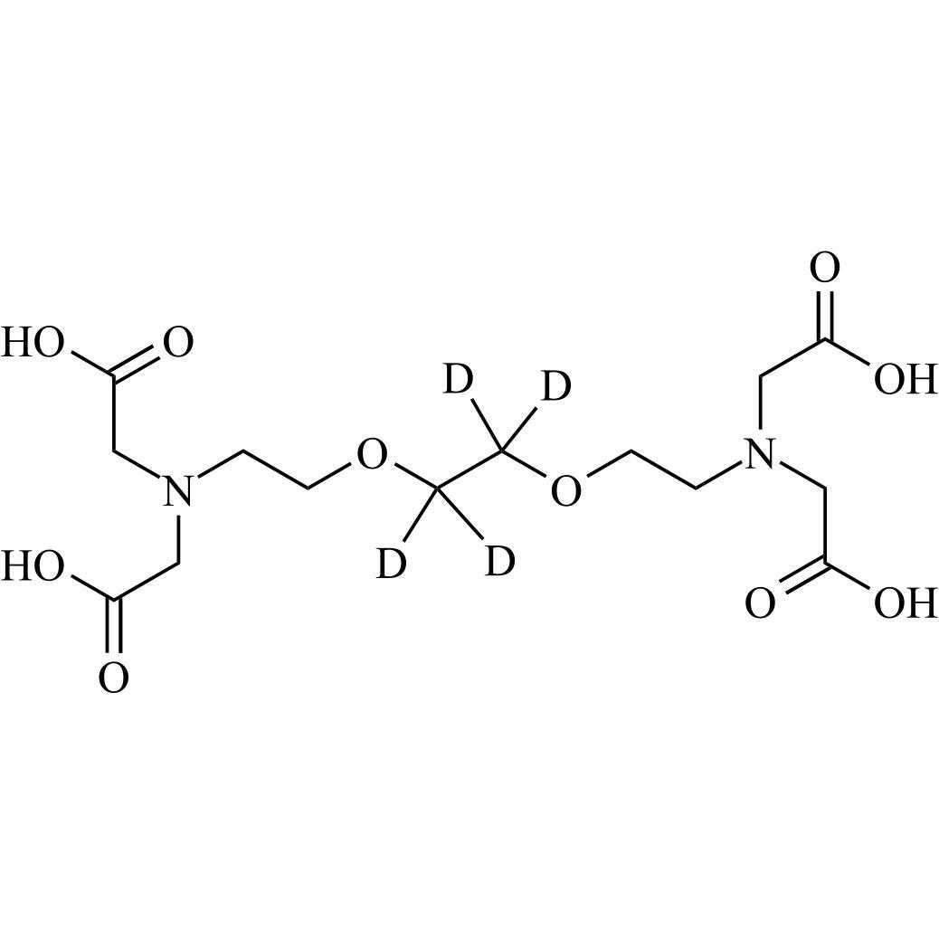 Picture of EGTA-d4 (Ethylene glycol-bis(2-Aminoethyl Ether)-N,N,N',N'-tetra-Acetic Acid-d4)