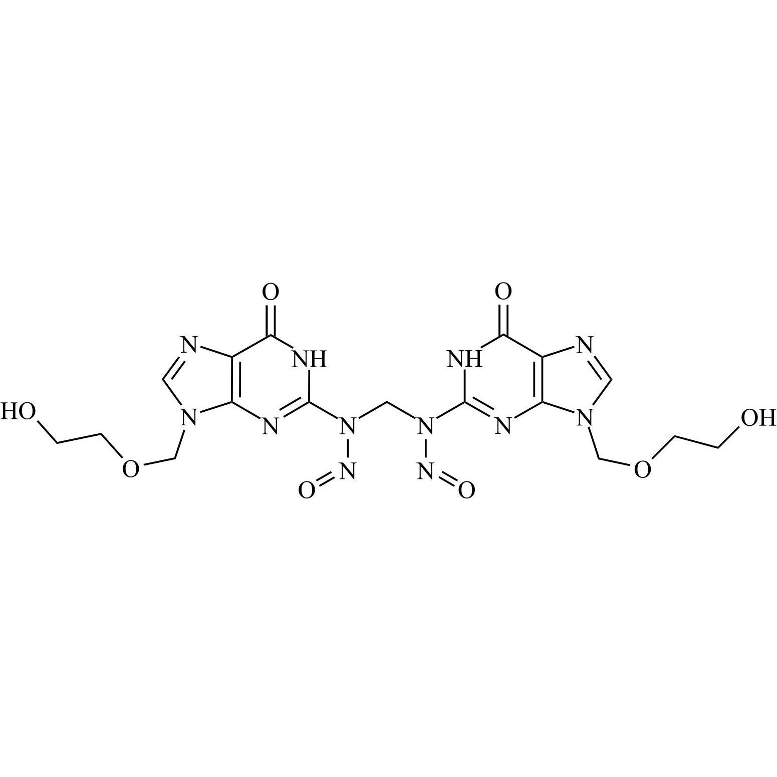 Picture of N,N'-Dinitroso Aciclovir (Acyclovir) EP Impurity K