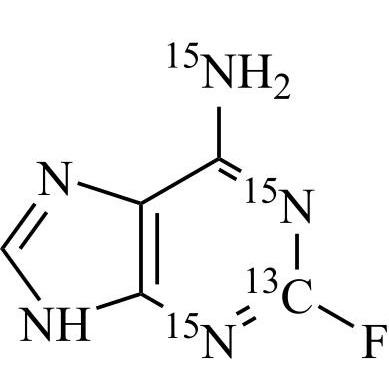 Show details for 2-Fluoroadenine-13C-15N3 Picture of 2-Fluoroadenine-13C-15N3