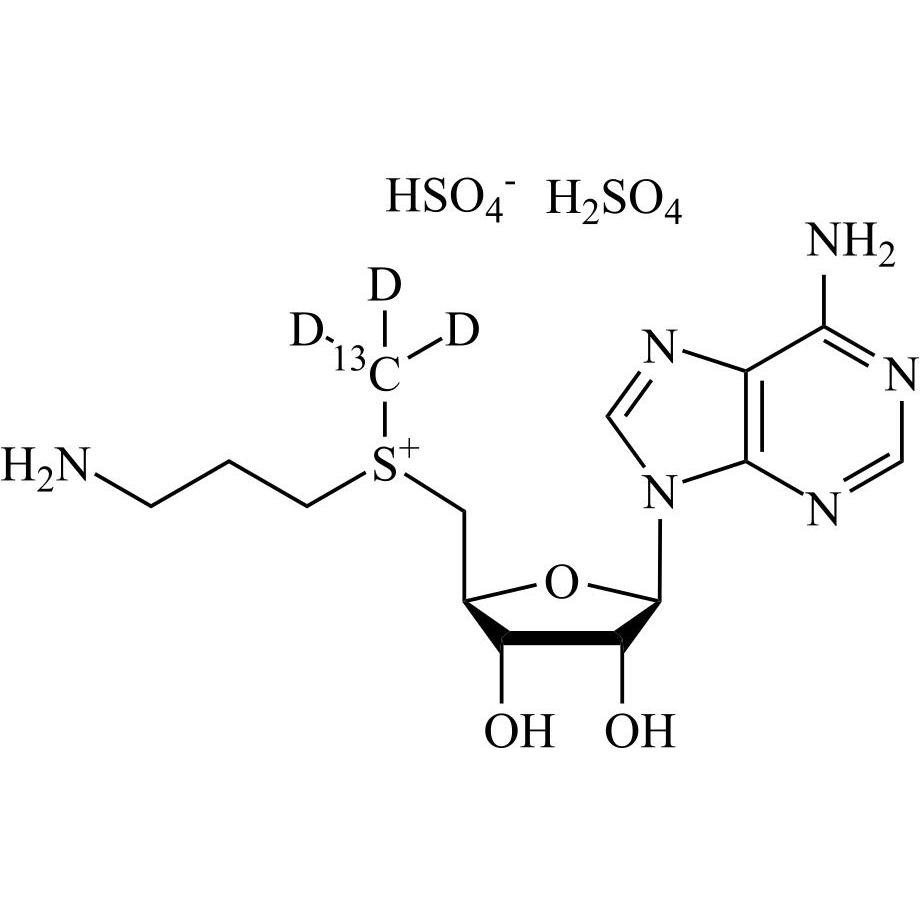 Show details for Decarboxylated S-Adenosylmethionine-13C-d3 Sulfate Salt Picture of Decarboxylated S-Adenosylmethionine-13C-d3 Sulfate Salt
