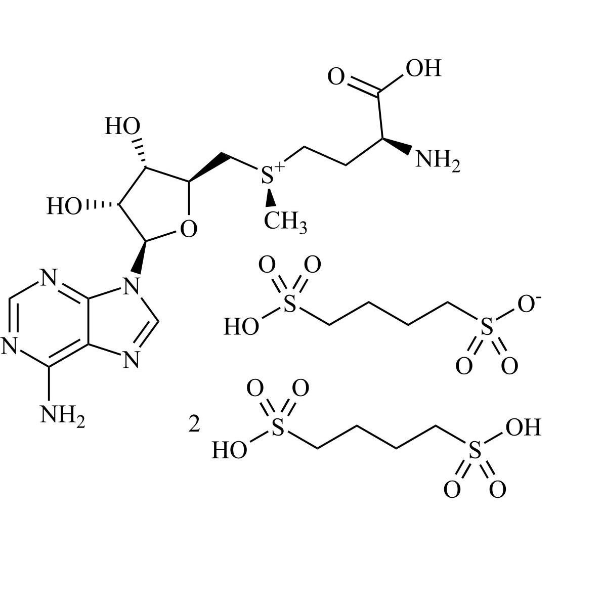Show details for (R,S)-Adenosyl-L-Methionine Tri-1,4-Butanedisulfonate Picture of (R,S)-Adenosyl-L-Methionine Tri-1,4-Butanedisulfonate