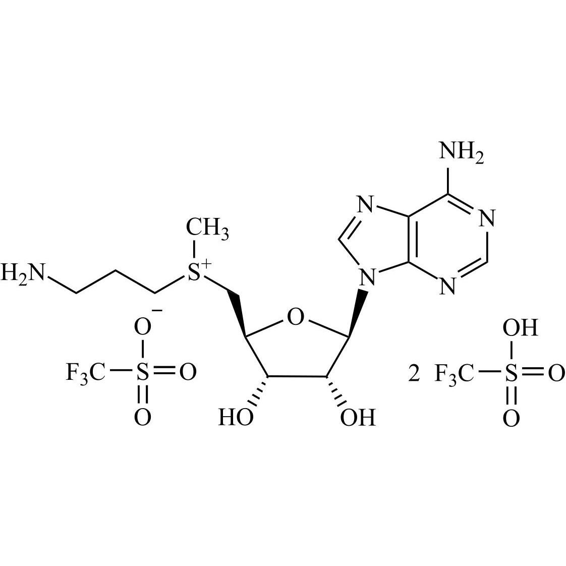 Show details for Decarboxylated (S)-Adenosyl Methionine Tritrifluoromethanesulfonic Acid Picture of Decarboxylated (S)-Adenosyl Methionine Tritrifluoromethanesulfonic Acid