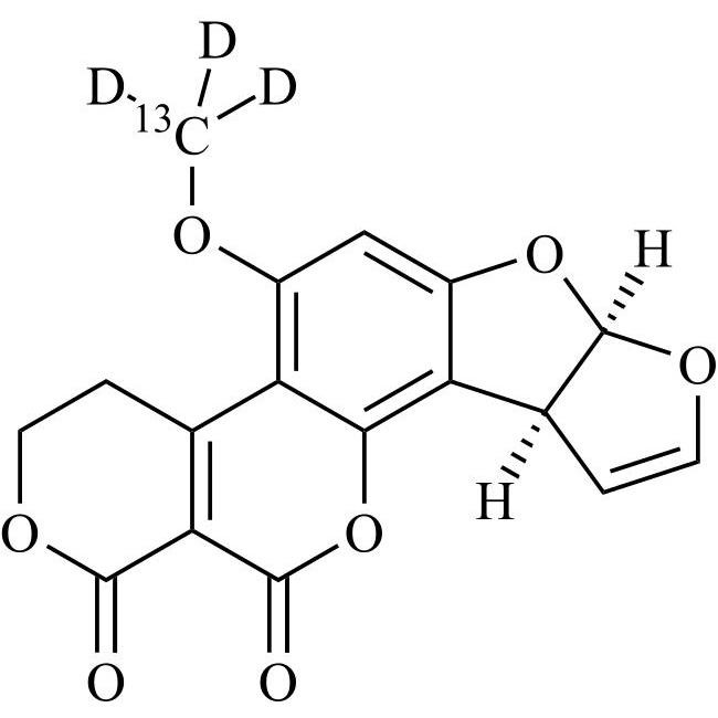 Show details for Aflatoxin G1-13C-d3 Picture of Aflatoxin G1-13C-d3