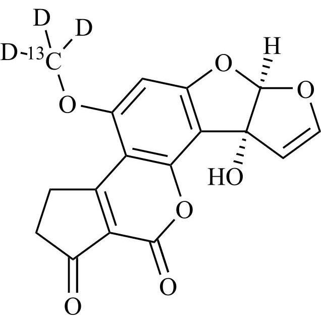 Show details for Aflatoxin M1-13C-d3 Picture of Aflatoxin M1-13C-d3