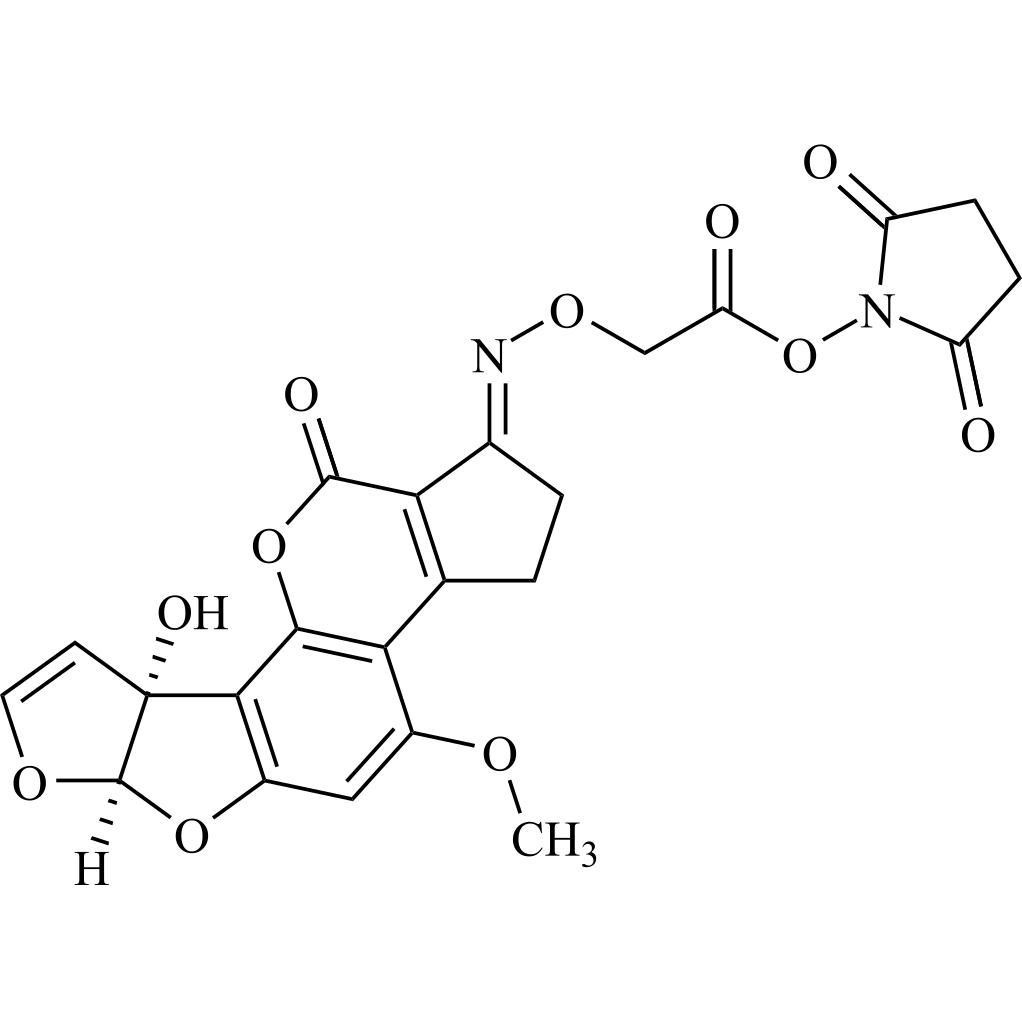 Show details for Aflatoxin M1-oxime active ester (AFM1-oxime active ester) Picture of Aflatoxin M1-oxime active ester (AFM1-oxime active ester)
