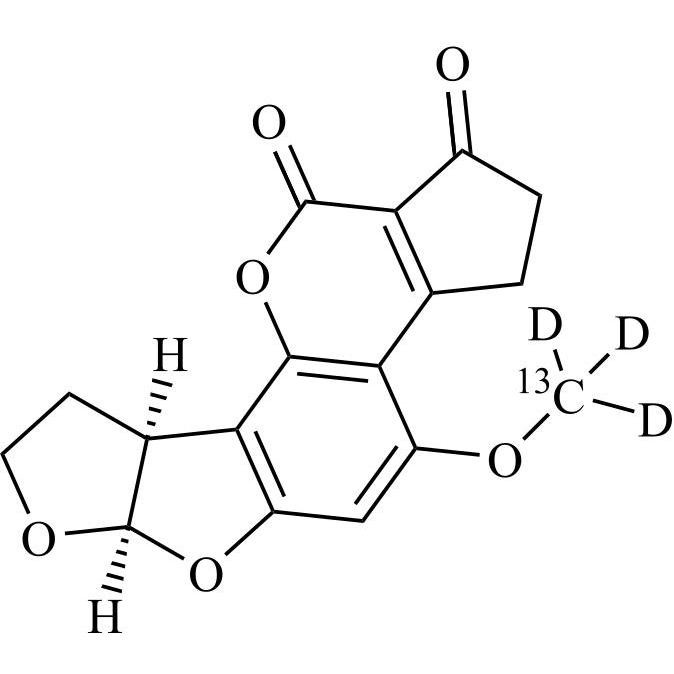 Show details for Aflatoxin B2-13C-d3 Picture of Aflatoxin B2-13C-d3