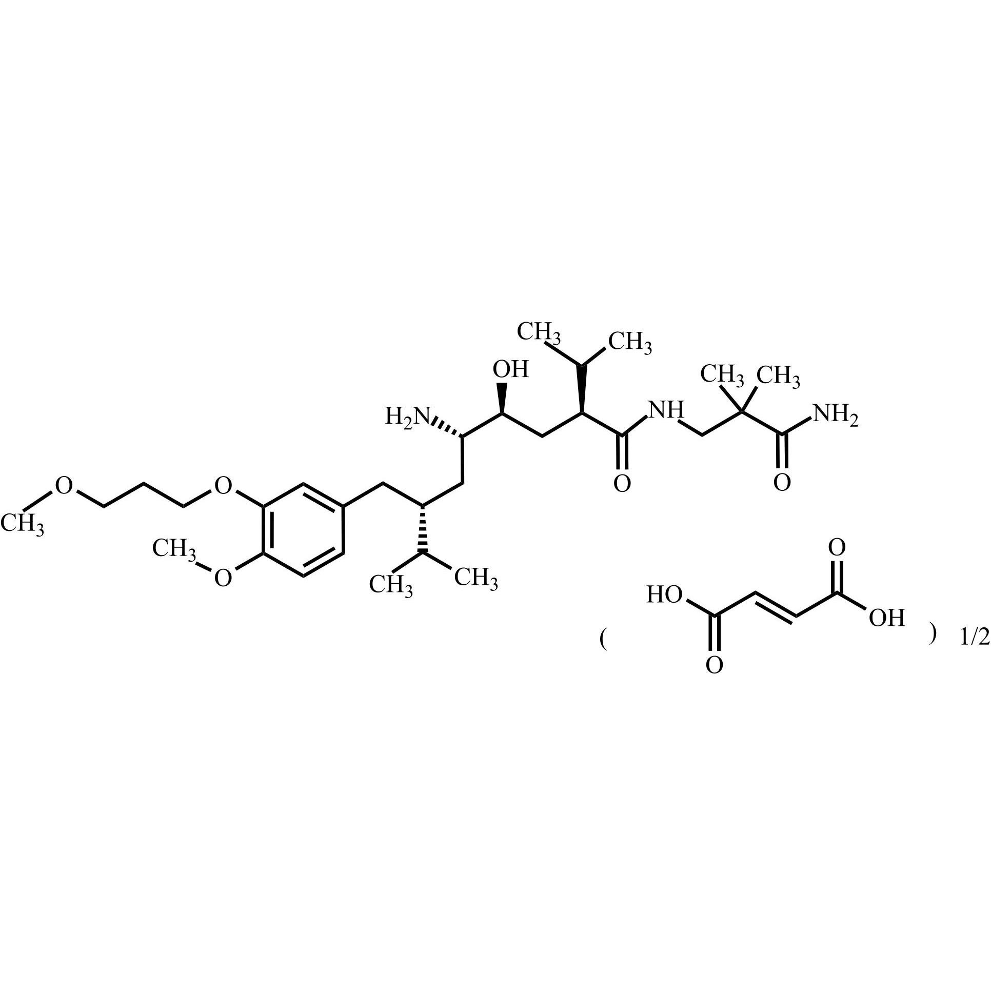 Picture of Aliskiren Hemifumarate (SSSR isomer) Impurity