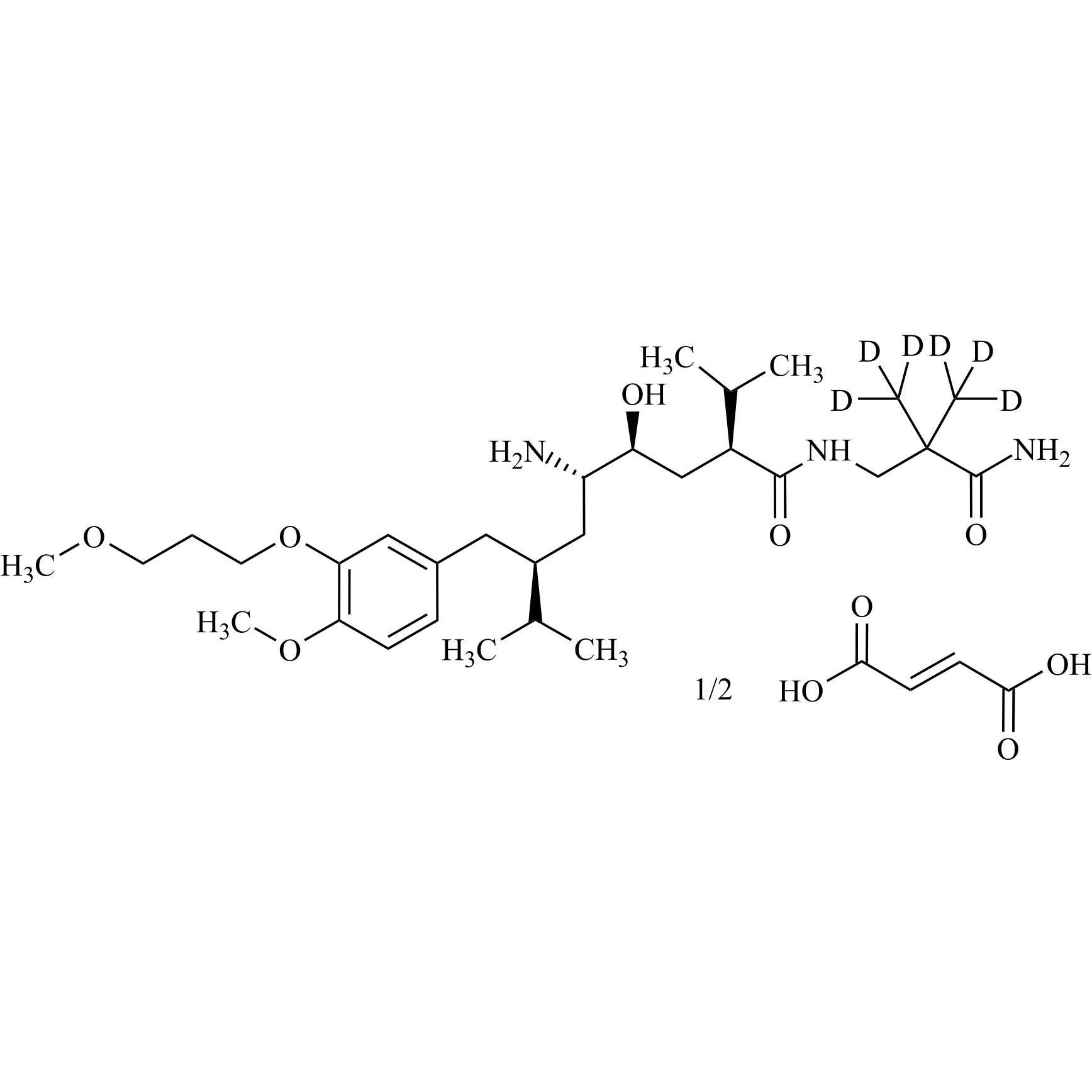 Picture of Aliskiren-d6 Hemifumarate