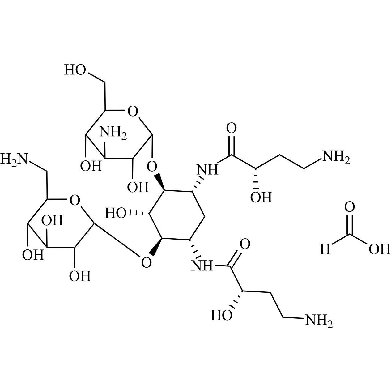 Show details for Amikacin EP Impurity B Formate Picture of Amikacin EP Impurity B Formate