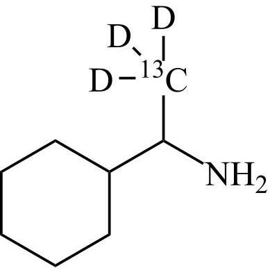 Picture of 1-Cyclohexylethylamine-13C-d3