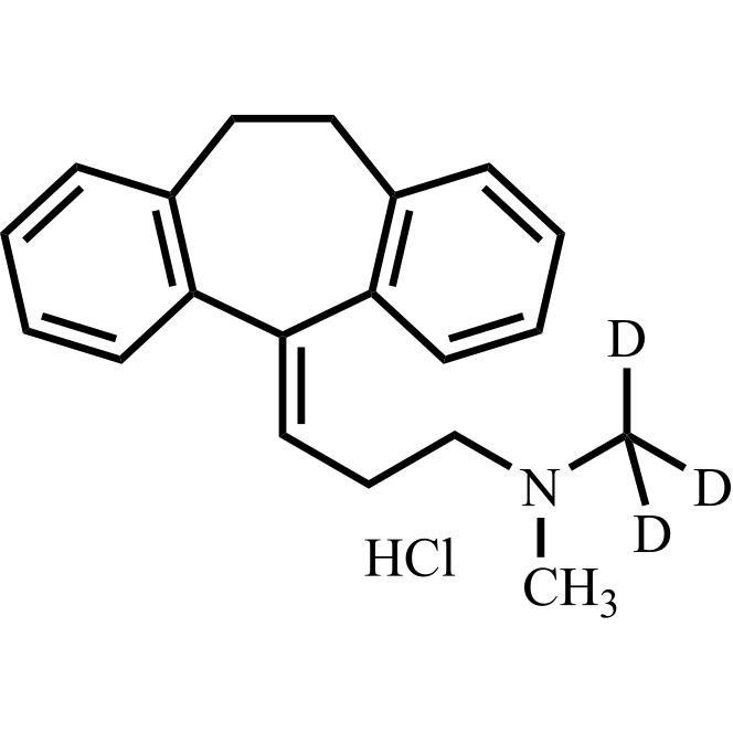 Picture of Amitriptyline-D3 HCl (Nortriptyline EP Impurity F-D3 HCl)