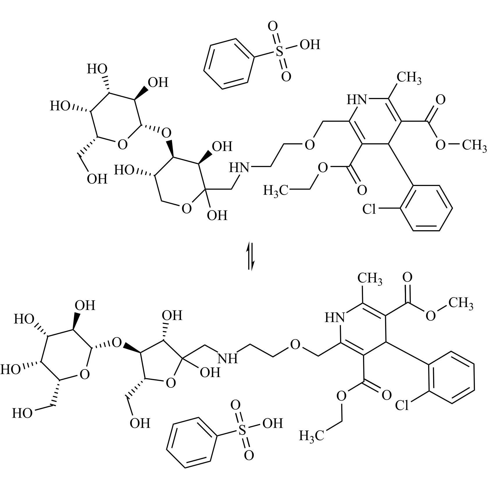 Picture of Amlodipine N-Lactoside 2 Besylate