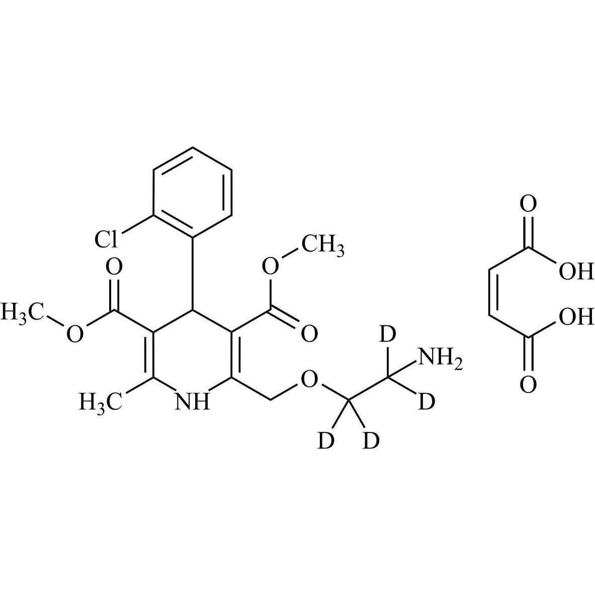 Show details for Amlodipine EP Impurity F-d4 Maleate (Amlodipine USP Related Compound F-d4) Picture of Amlodipine EP Impurity F-d4 Maleate (Amlodipine USP Related Compound F-d4)