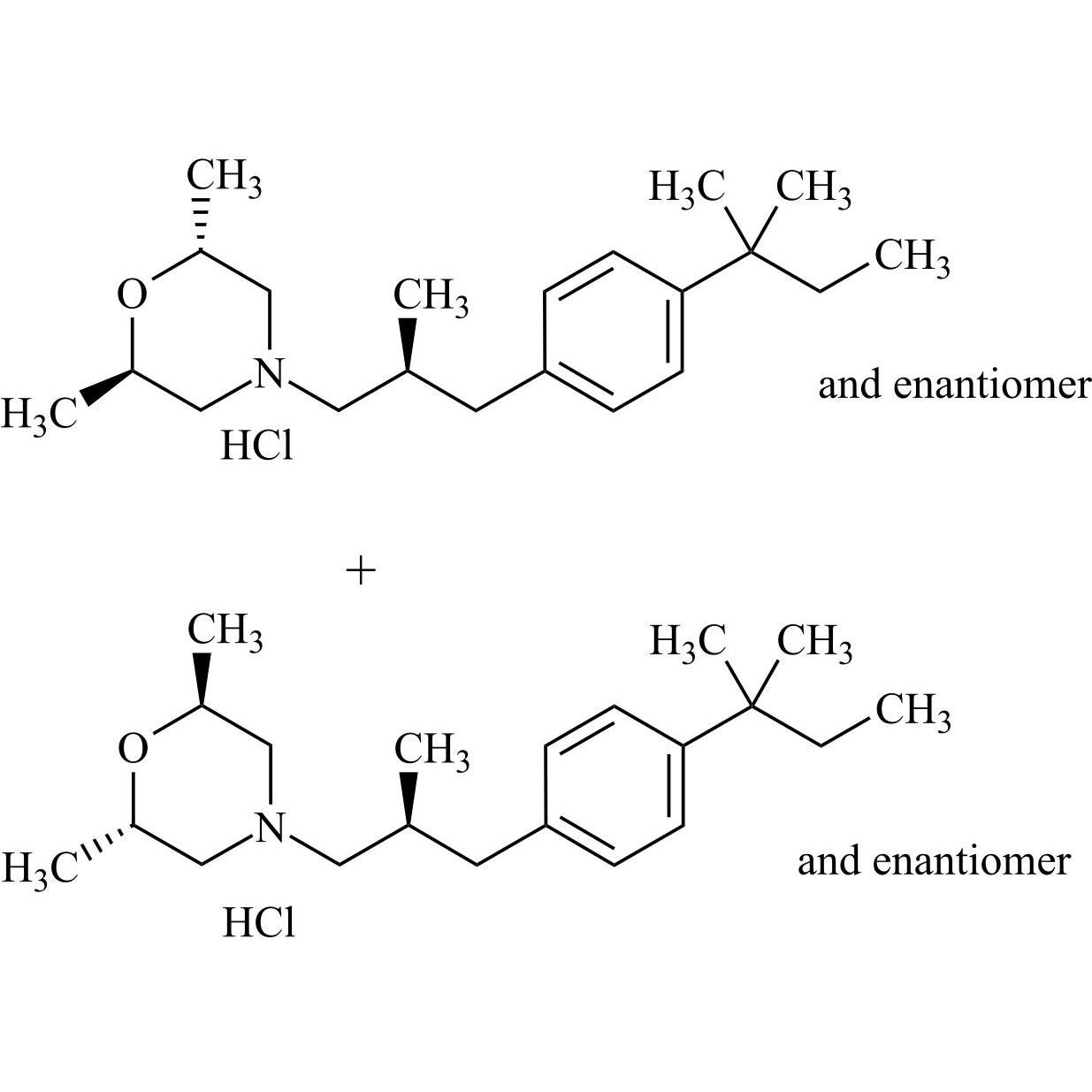 Show details for Amorolfine EP Impurity E HCl (trans-Amorolfine HCl) (Mixture of Diastereomers) Picture of Amorolfine EP Impurity E HCl (trans-Amorolfine HCl) (Mixture of Diastereomers)