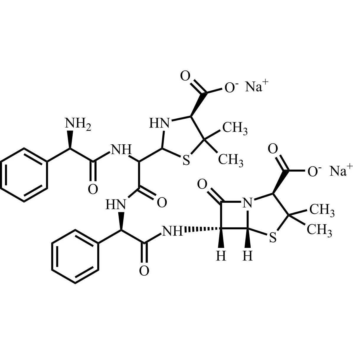 Picture of Ampicillin EP Impurity M Disodium Salt  (Ampicillin Dimer Disodium Salt)