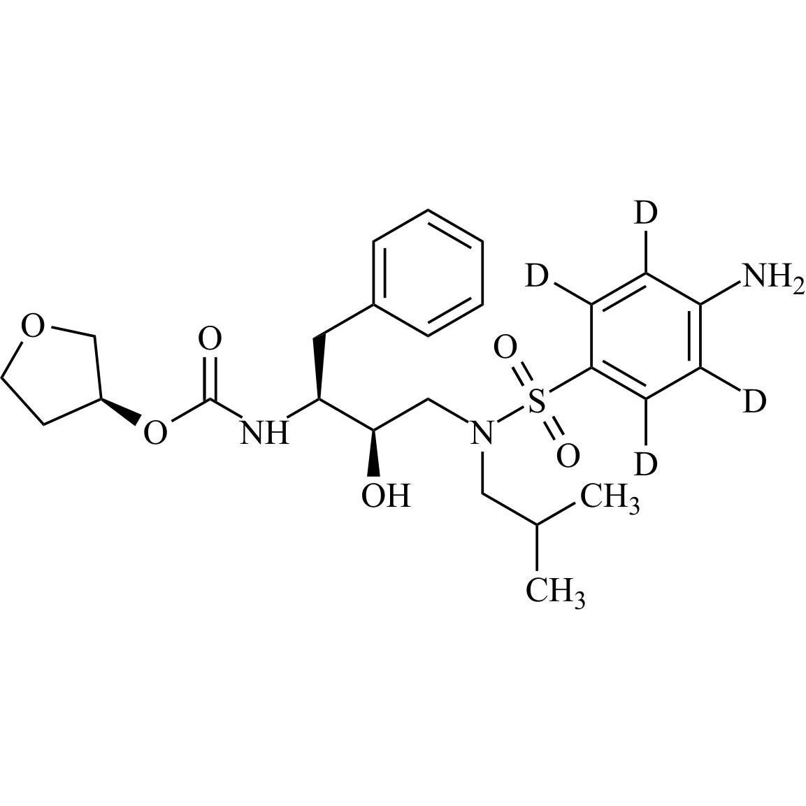 Show details for Amprenavir-d4 Picture of Amprenavir-d4
