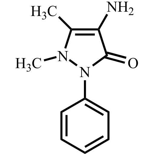 Show details for Aminoantipyrine Picture of Aminoantipyrine