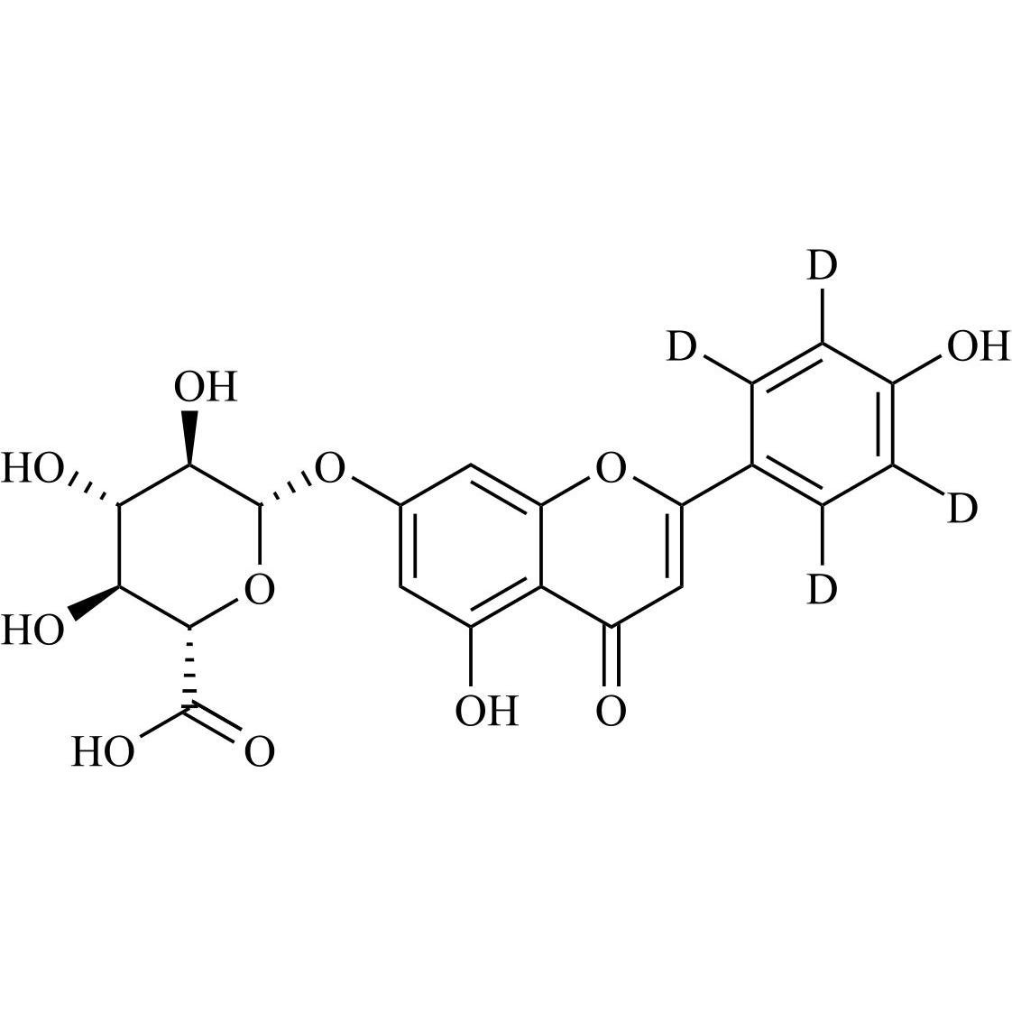 Picture of Apigenin 7-O-Glucuronide-d4