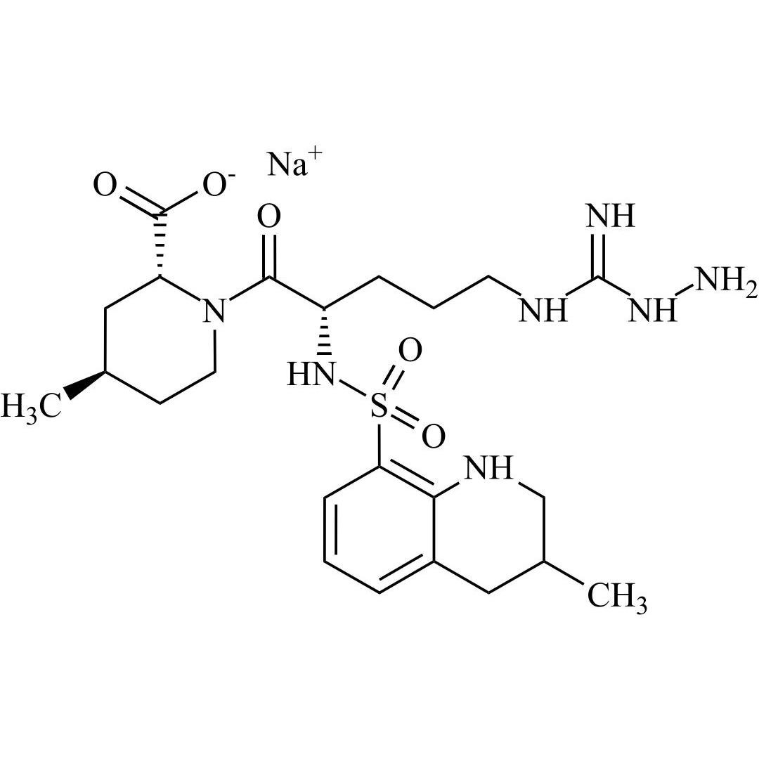 Show details for Argatroban Impurity 5 Sodium Salt (Mixture of Diastereomers) Picture of Argatroban Impurity 5 Sodium Salt (Mixture of Diastereomers)