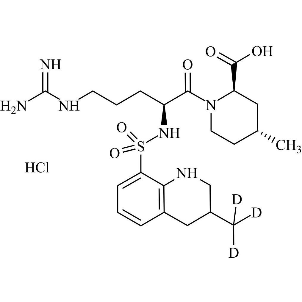 Picture of Argatroban-d3 HCl (Mixture of Diastereomers)