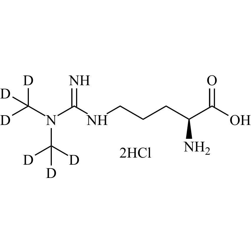 Show details for NG,NG-dimethyl-L-Arginine-d6 Hydrochloride Picture of NG,NG-dimethyl-L-Arginine-d6 Hydrochloride