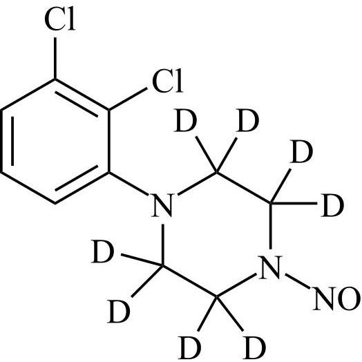 Picture of N-Nitroso Aripiprazole EP Impurity B-d8 (N-Nitroso Aripiprazole USP Related Compound C-d8 (Free Form))