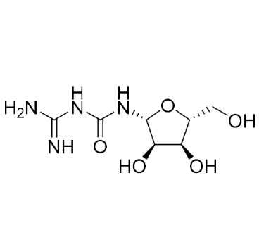 Show details for N-(Aminoiminomethyl)-N-ß-D-ribofuranosylurea Picture of N-(Aminoiminomethyl)-N-ß-D-ribofuranosylurea