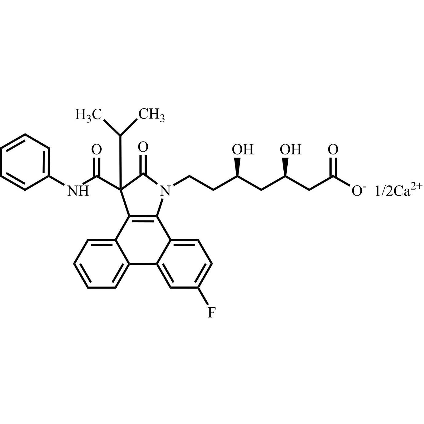 Picture of Atorvastatin Lactam Phenanthrene Calcium Salt