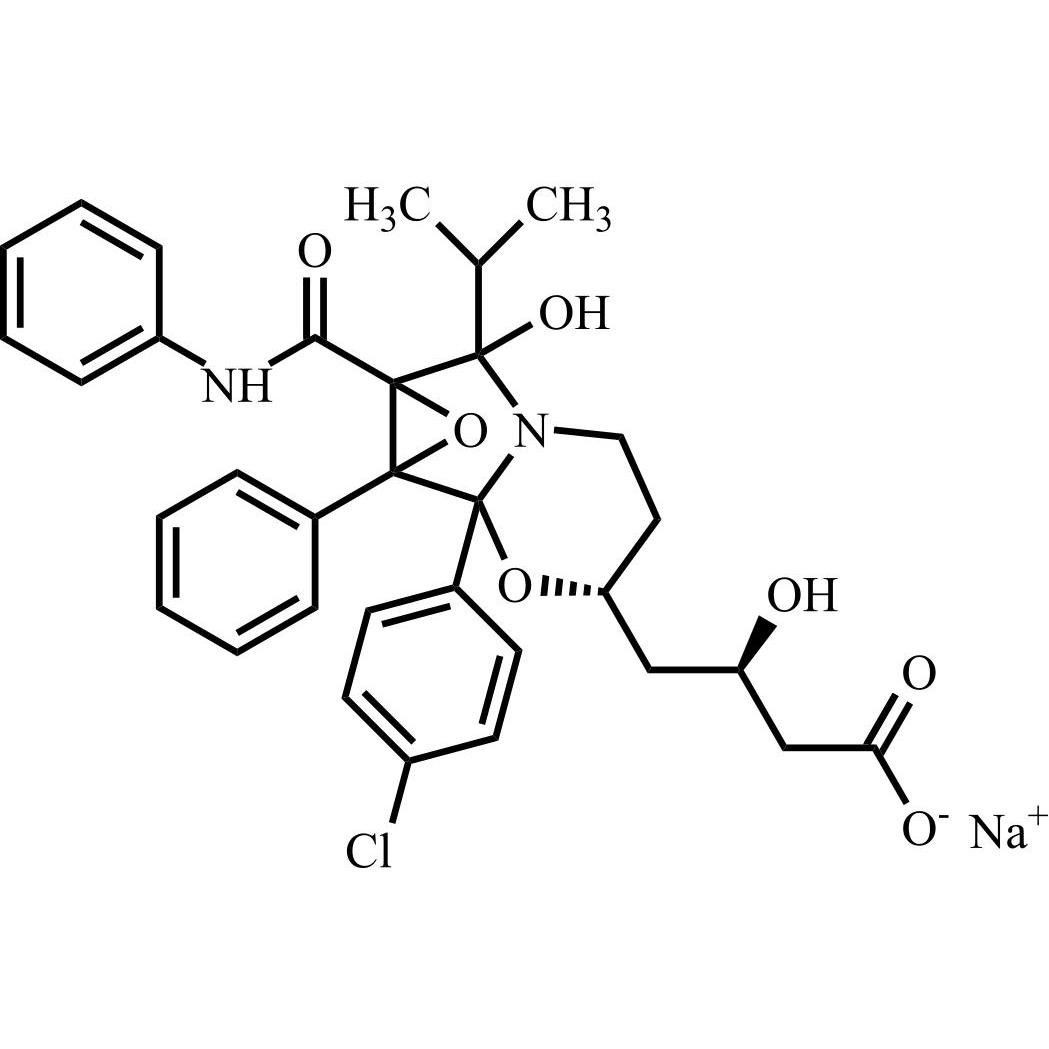 Picture of Atorvastatin Cyclic Sodium Salt (Chlorophenyl) Impurity