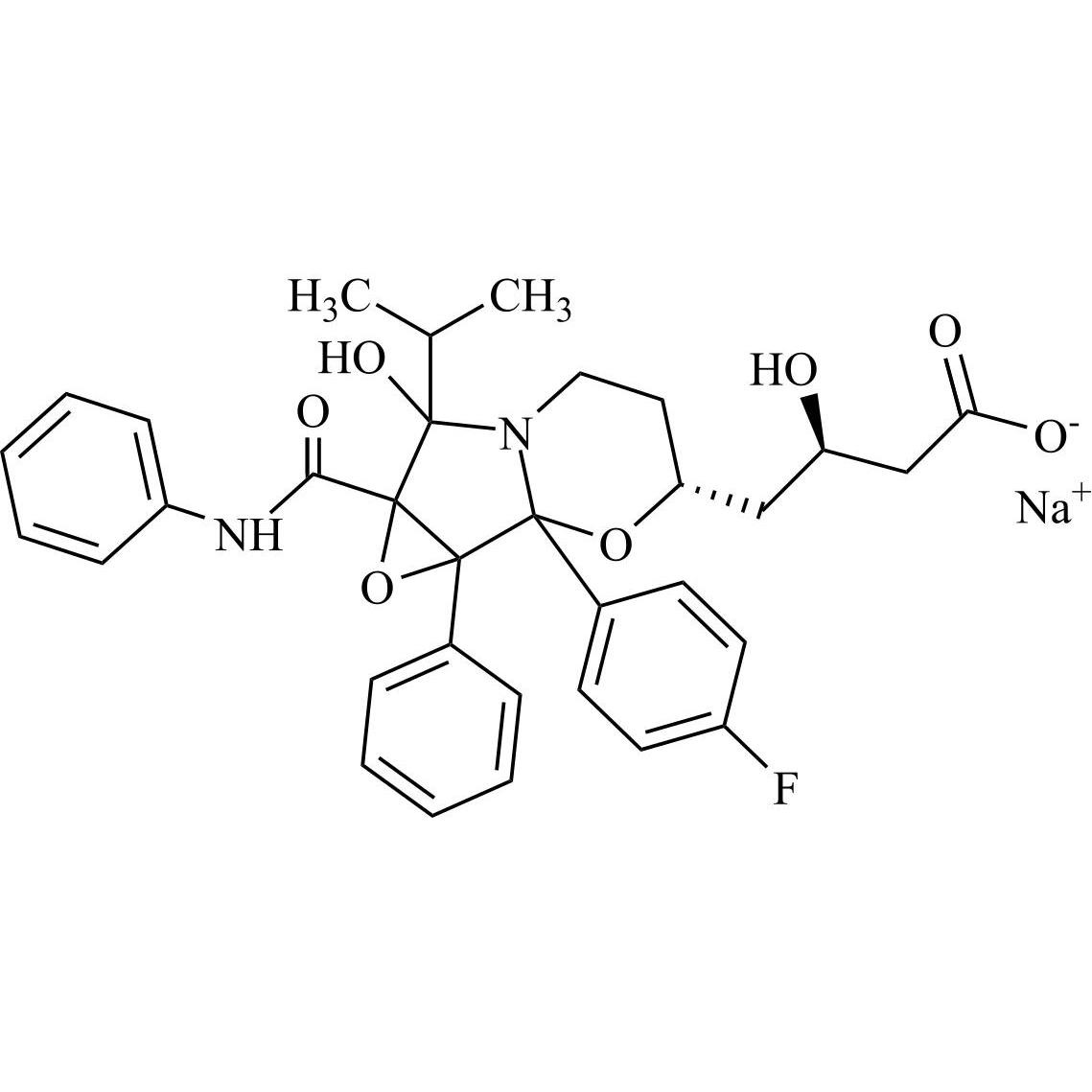 Picture of Atorvastatin Impurity 67 Sodium Salt (Mixture of Diastereomers)