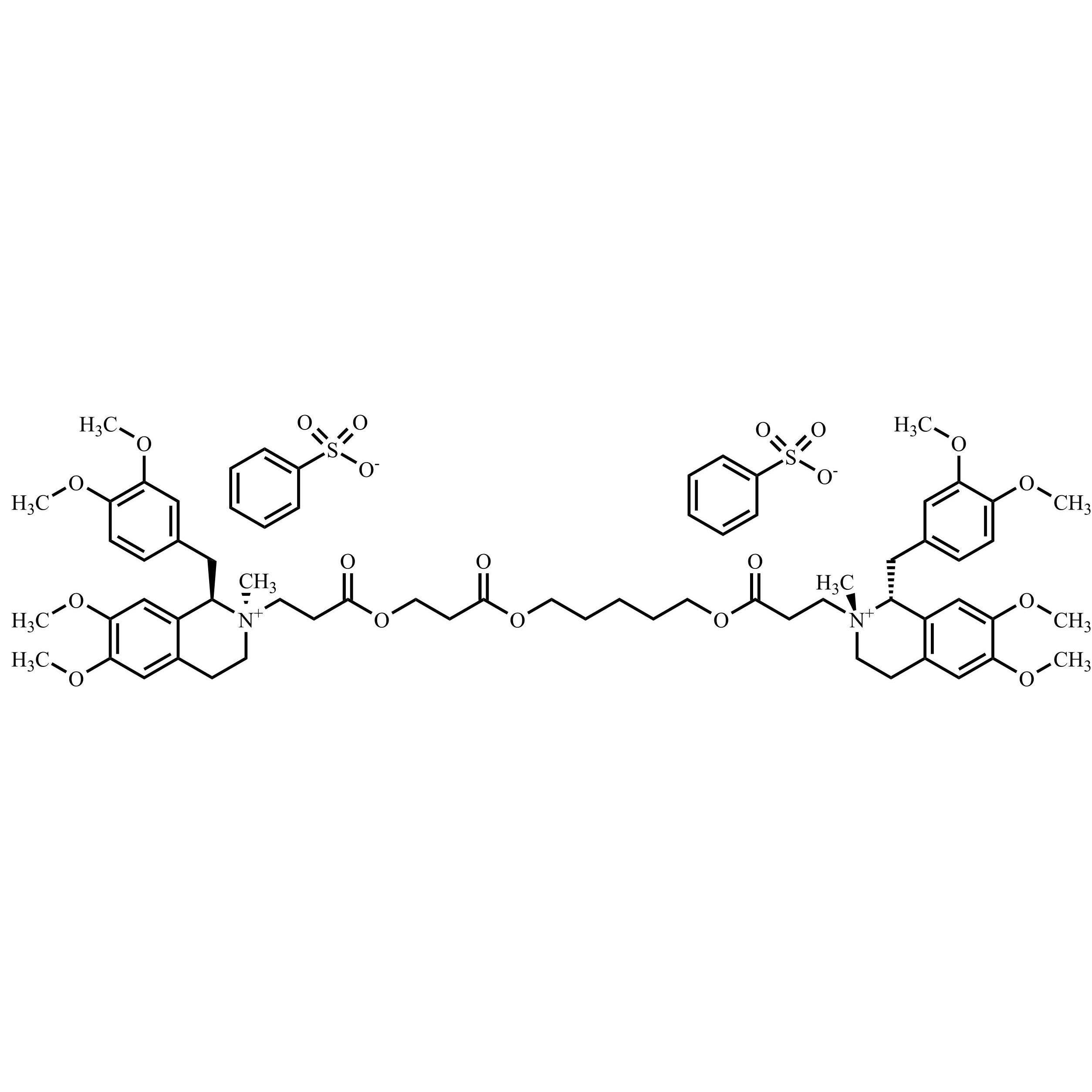 Show details for Cis-Cis-Atracurium-3-oxopropoxy Dibesylate Picture of Cis-Cis-Atracurium-3-oxopropoxy Dibesylate