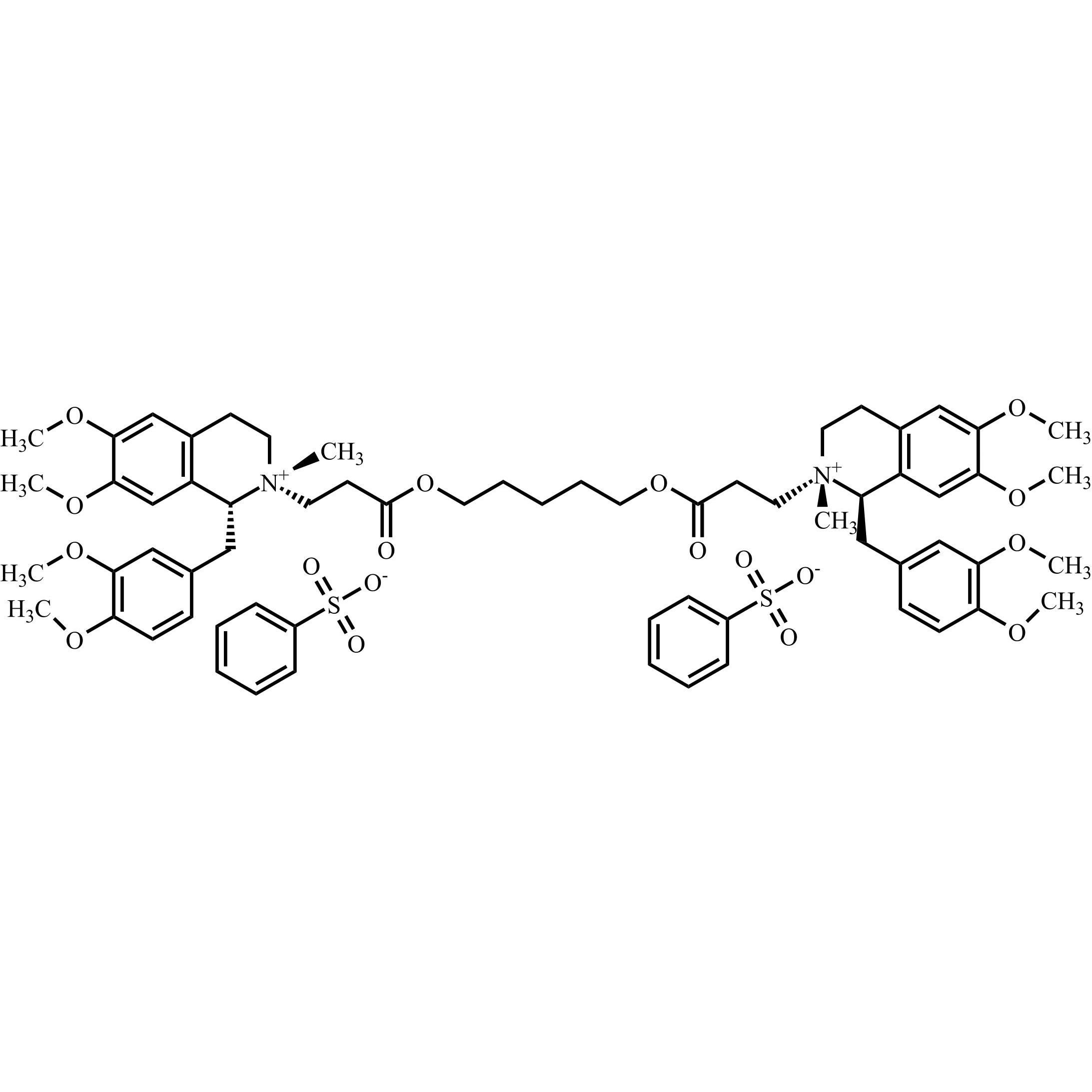 Show details for Cisatracurium besilate EP Impurity H Besylate Picture of Cisatracurium besilate EP Impurity H Besylate