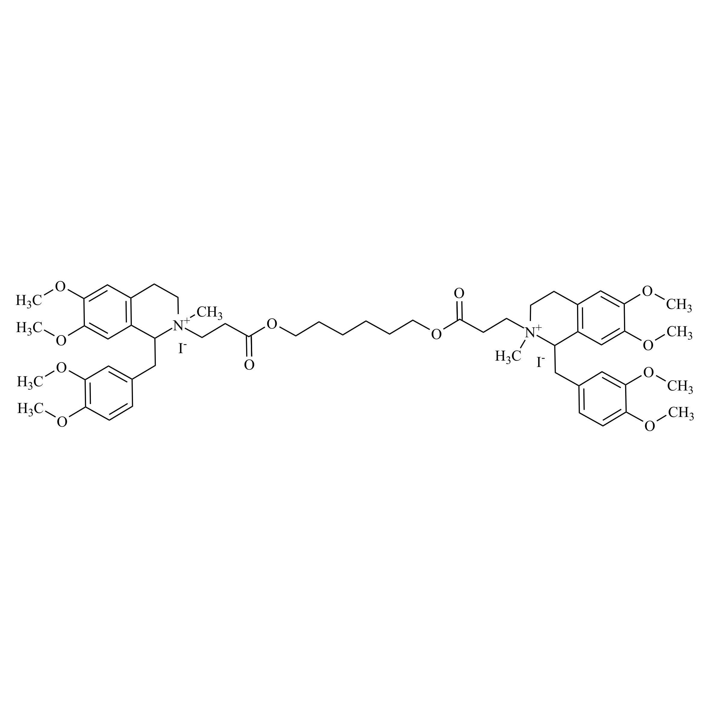 Show details for Atracurium EP Impurity H Iodide (Mixture of Diastereomers) Picture of Atracurium EP Impurity H Iodide (Mixture of Diastereomers)