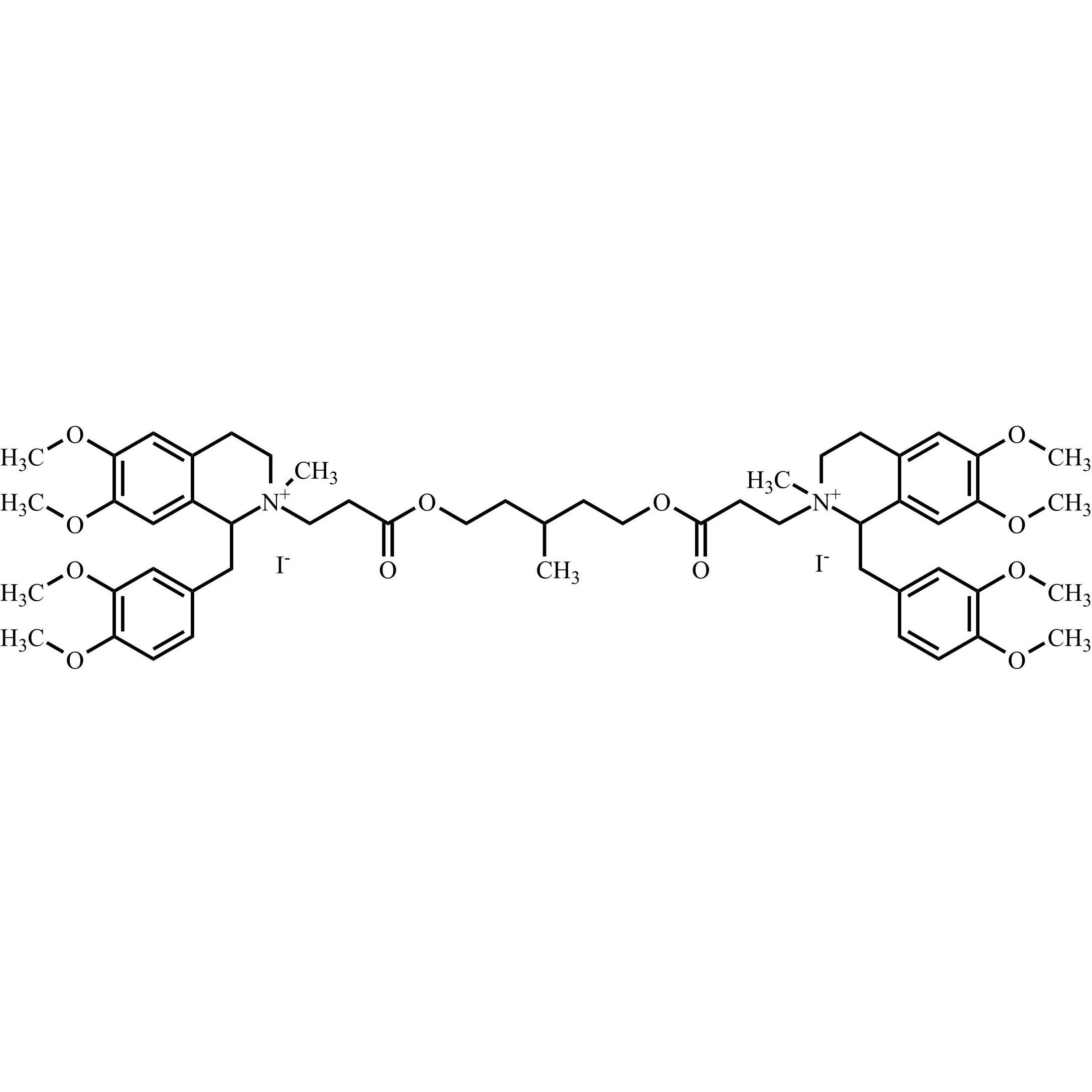 Show details for Atracurium EP Impurity I Iodide (Mixture of Diastereomers) Picture of Atracurium EP Impurity I Iodide (Mixture of Diastereomers)