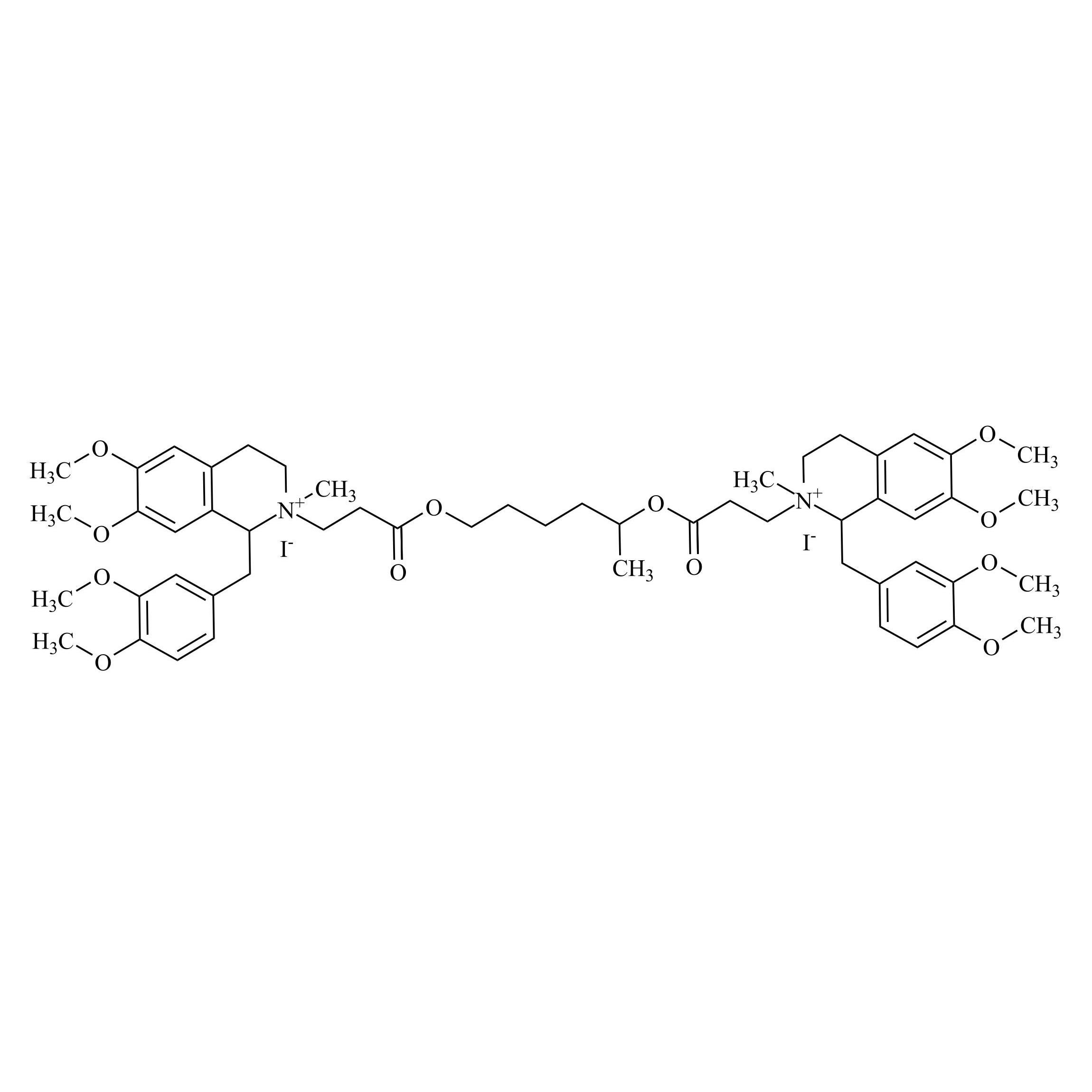 Picture of Atracurium EP Impurity K Iodide (Mixture of Diastereomers)