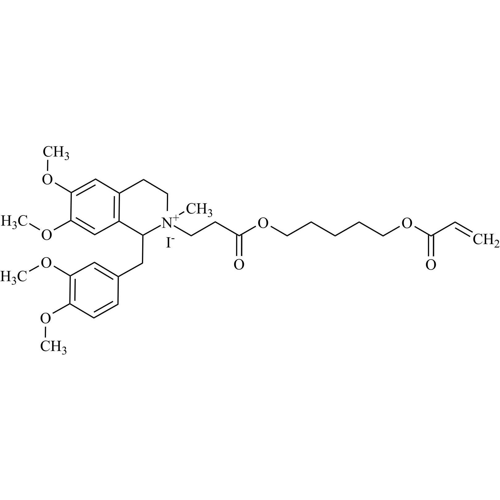 Show details for Atracurium EP Impurity C Iodide (Mixture of Diastereomers) Picture of Atracurium EP Impurity C Iodide (Mixture of Diastereomers)
