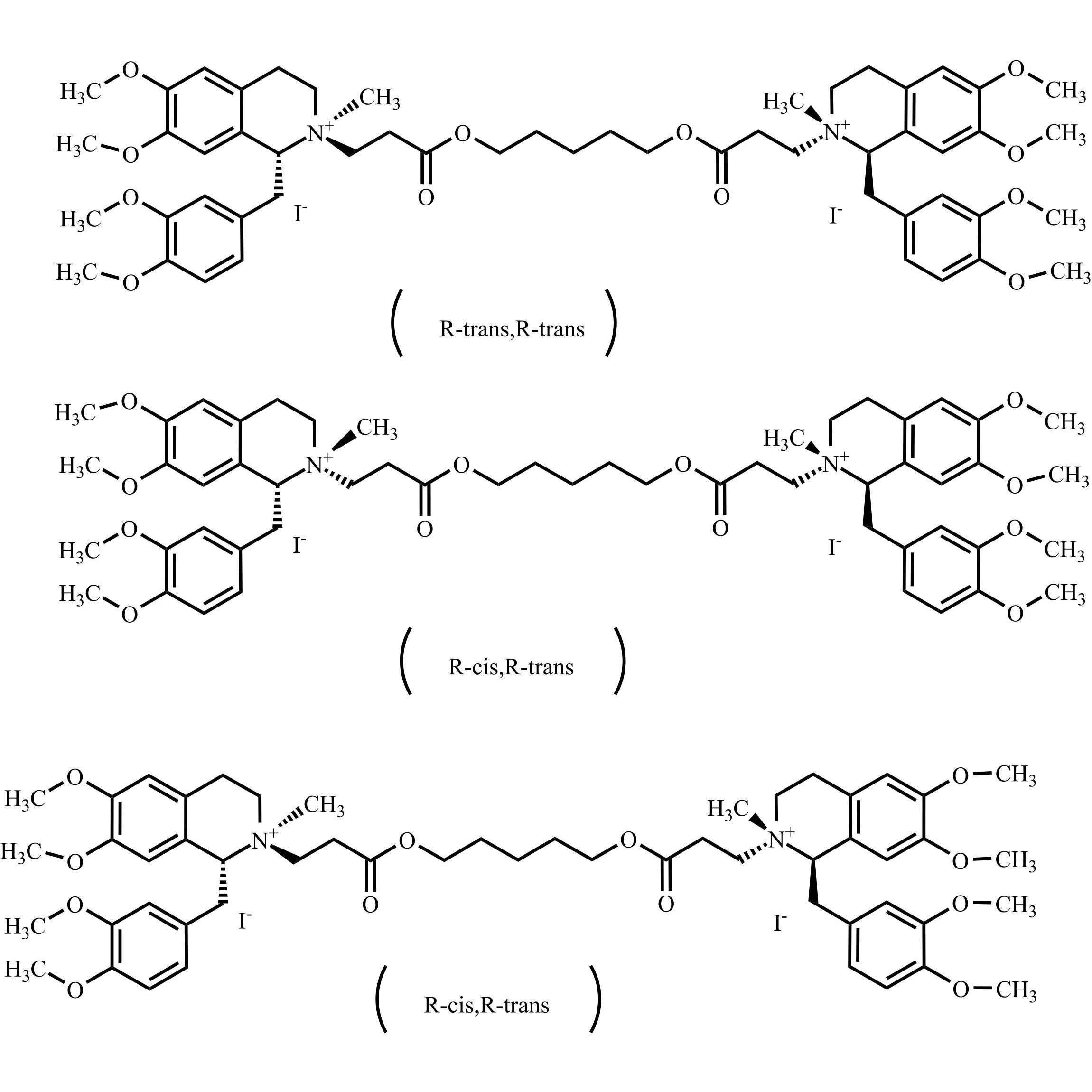 Show details for Atracurium Diiodide (Mixture of Diastereomers) Picture of Atracurium Diiodide (Mixture of Diastereomers)