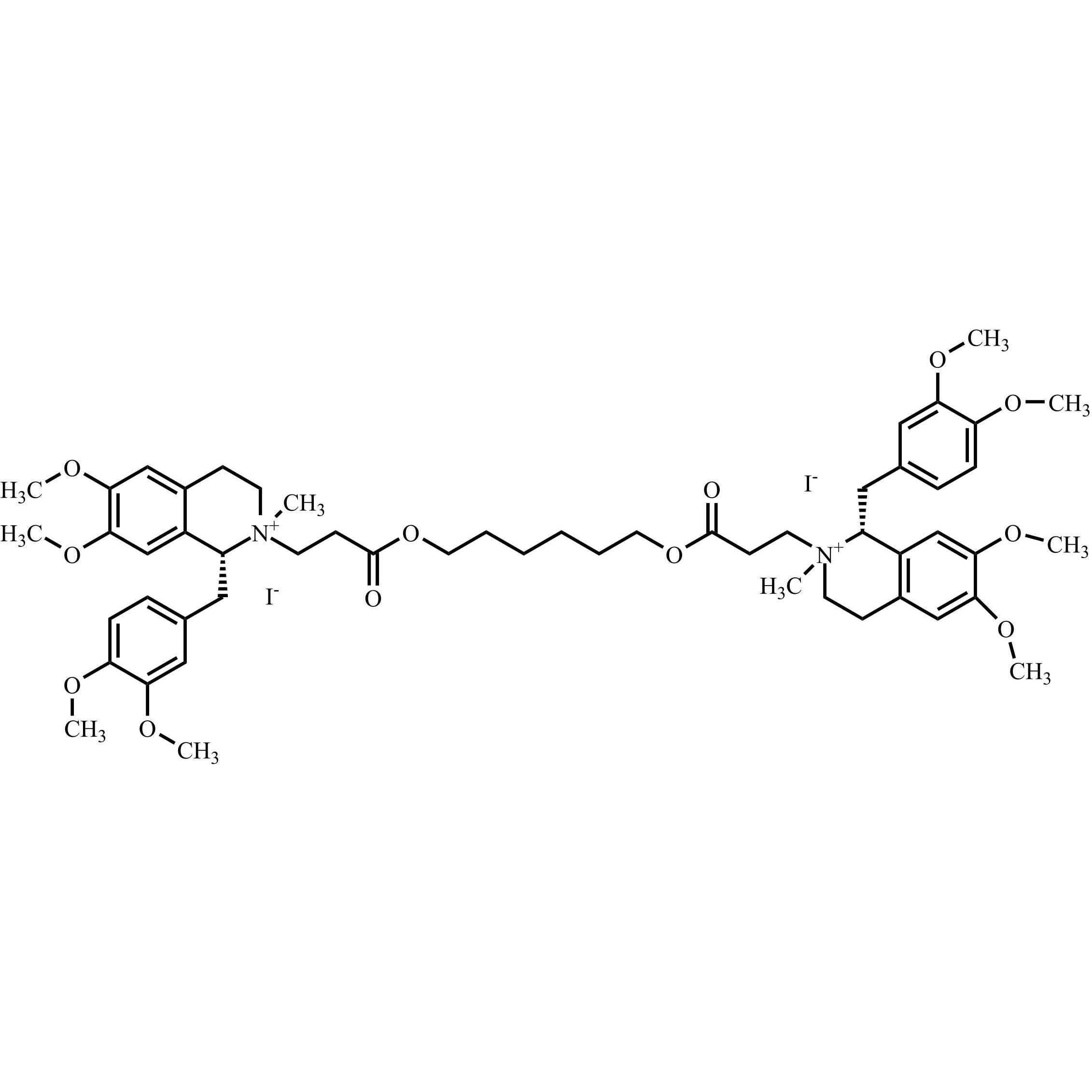 Show details for Atracurium Impurity 12 Iodide (Mixture of Diastereomers) Picture of Atracurium Impurity 12 Iodide (Mixture of Diastereomers)