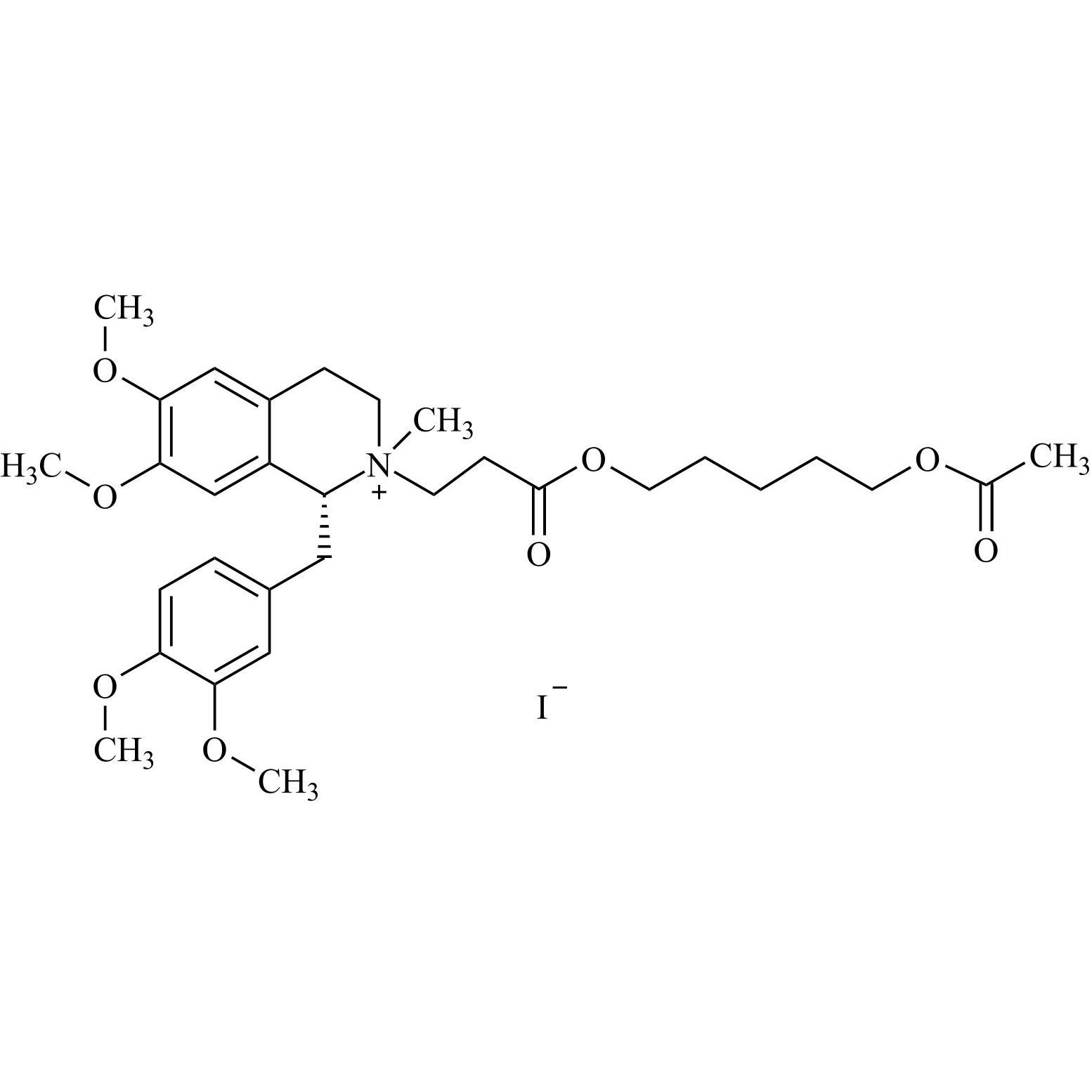 Show details for Cisatracurium Besilate EP Impurity W Iodide (Mixture of Diastereomers) Picture of Cisatracurium Besilate EP Impurity W Iodide (Mixture of Diastereomers)