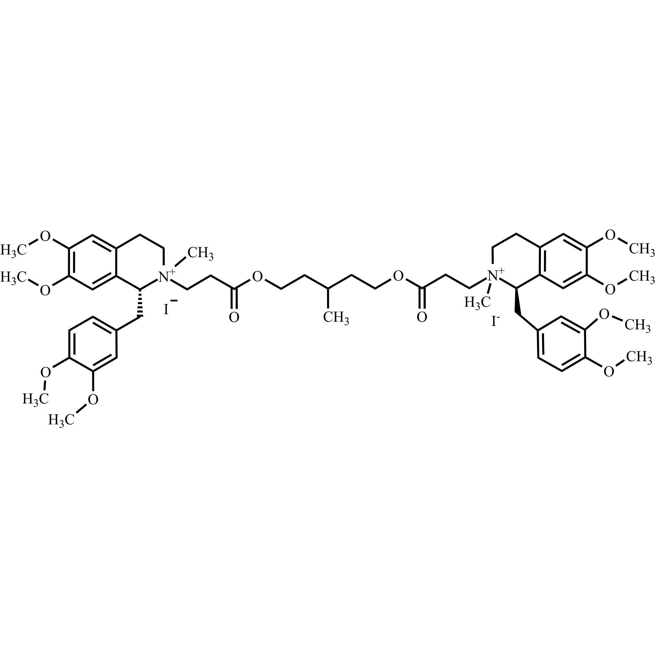 Show details for Cisatracurium Besilate EP Impurity K Iodide (Mixture of Diastereomers) Picture of Cisatracurium Besilate EP Impurity K Iodide (Mixture of Diastereomers)