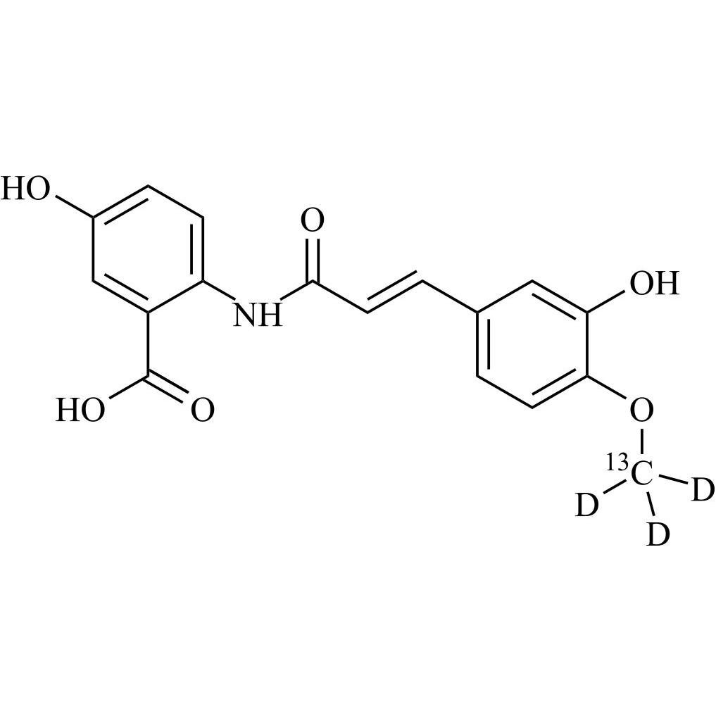 Show details for Avenanthramide B-13C-d3 Picture of Avenanthramide B-13C-d3