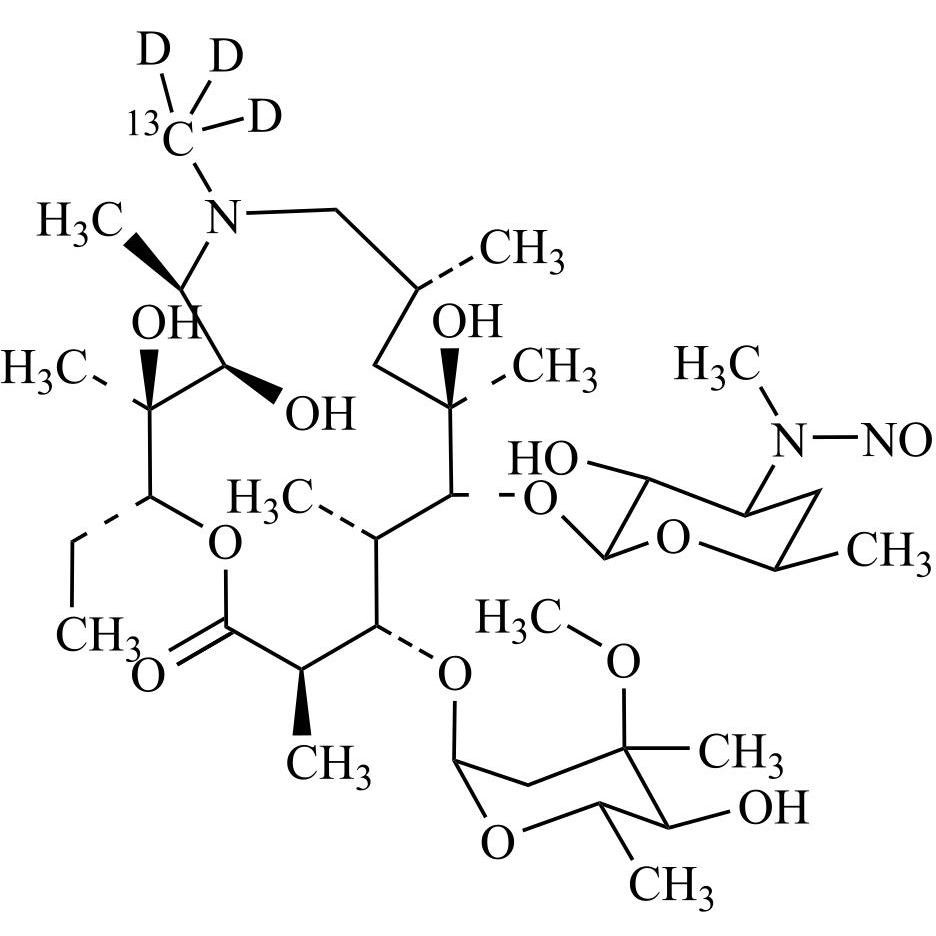 Picture of Azithromycin Impurity 14-13C,d3