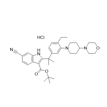 Show details for Alectinib acid tert-butyl ester Intermediate Picture of Alectinib acid tert-butyl ester Intermediate