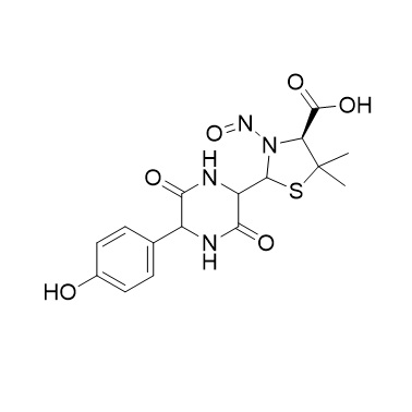 Picture of N-Nitroso Amoxicillin EP Impurity C (Mixture of diastereomers)